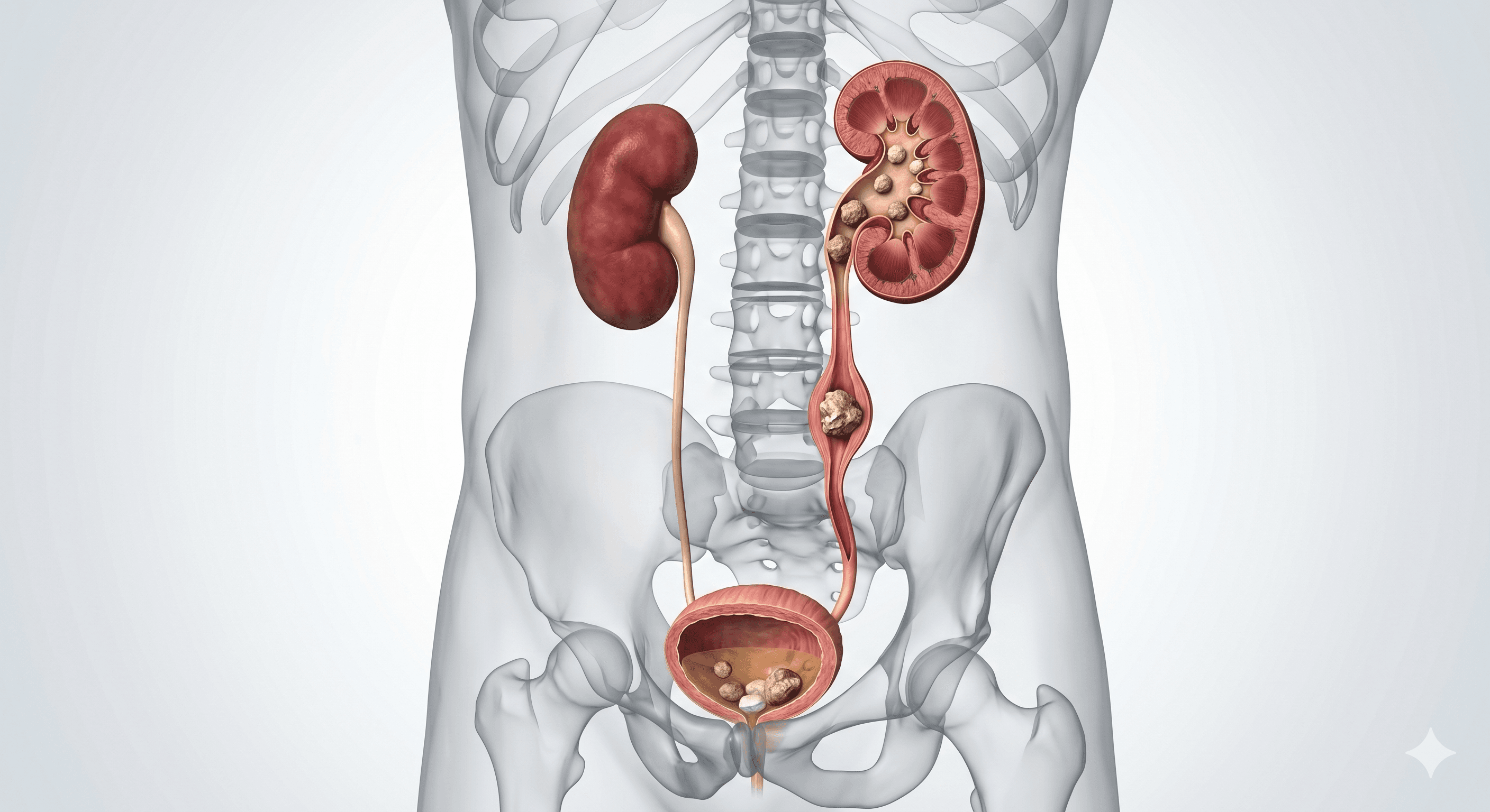 Cálculos ureterales